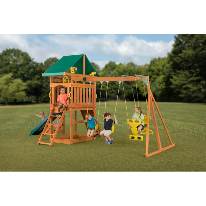 CreativeCedarDesigns Sky View Swing Set & Reviews Wayfair